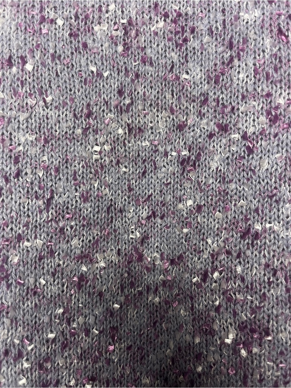 Sag Harbor Lavender Sleeveless Speckled Knit Tank - Picture 2 of 6